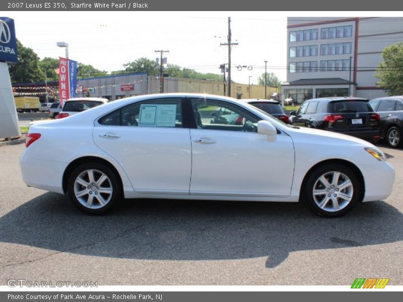 Starfire White Pearl / Black 2007 Lexus ES 350
