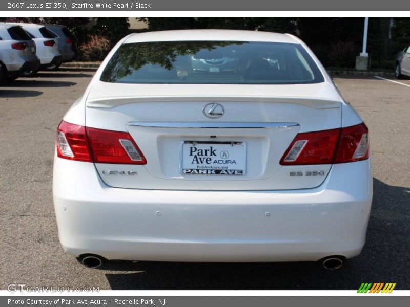 Starfire White Pearl / Black 2007 Lexus ES 350