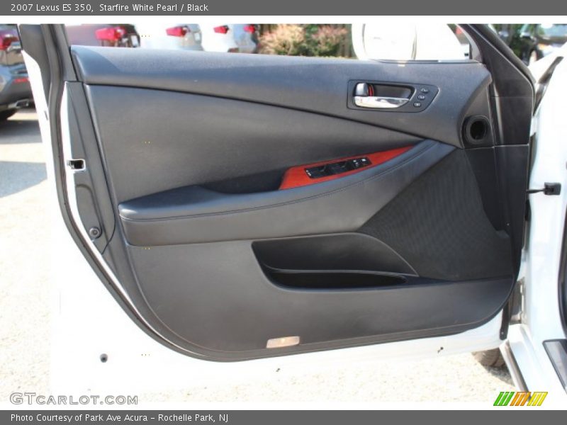 Starfire White Pearl / Black 2007 Lexus ES 350