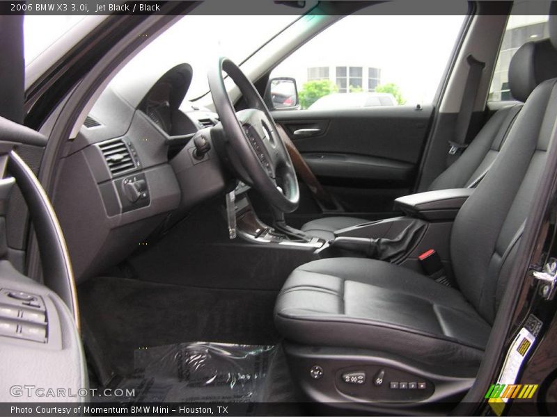 Jet Black / Black 2006 BMW X3 3.0i