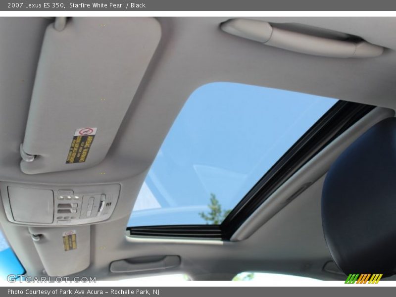 Starfire White Pearl / Black 2007 Lexus ES 350