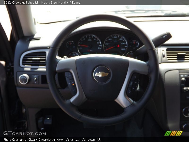 Mocha Steel Metallic / Ebony 2012 Chevrolet Tahoe LT