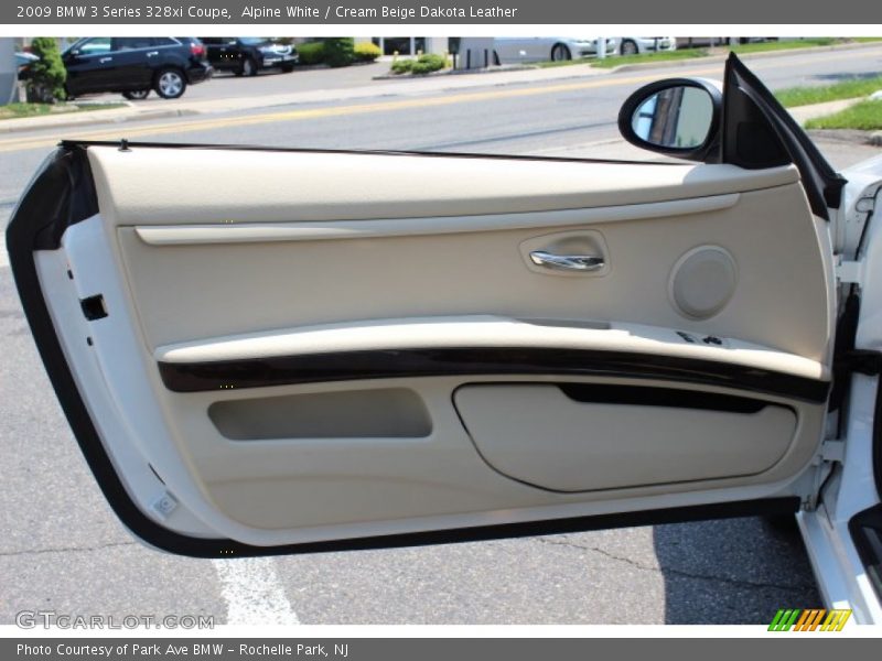 Alpine White / Cream Beige Dakota Leather 2009 BMW 3 Series 328xi Coupe
