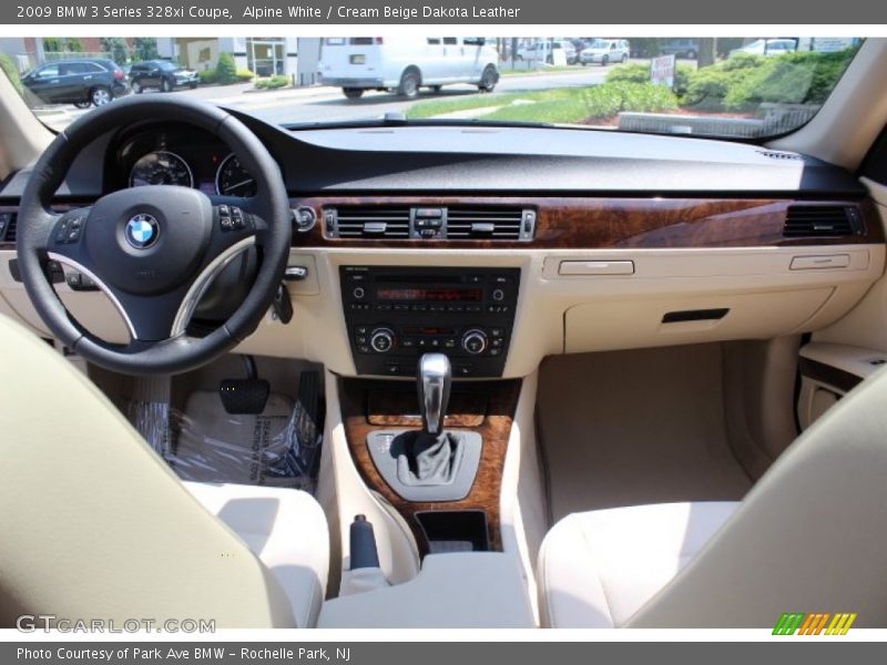 Alpine White / Cream Beige Dakota Leather 2009 BMW 3 Series 328xi Coupe