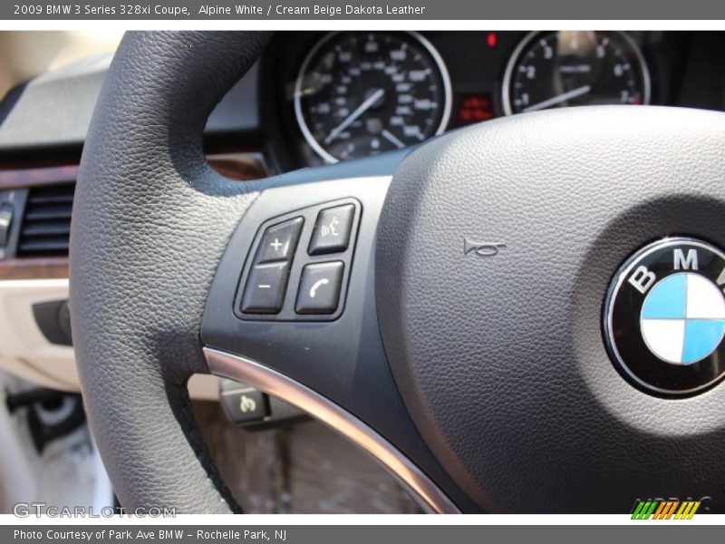 Alpine White / Cream Beige Dakota Leather 2009 BMW 3 Series 328xi Coupe