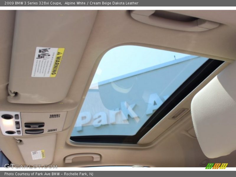 Alpine White / Cream Beige Dakota Leather 2009 BMW 3 Series 328xi Coupe