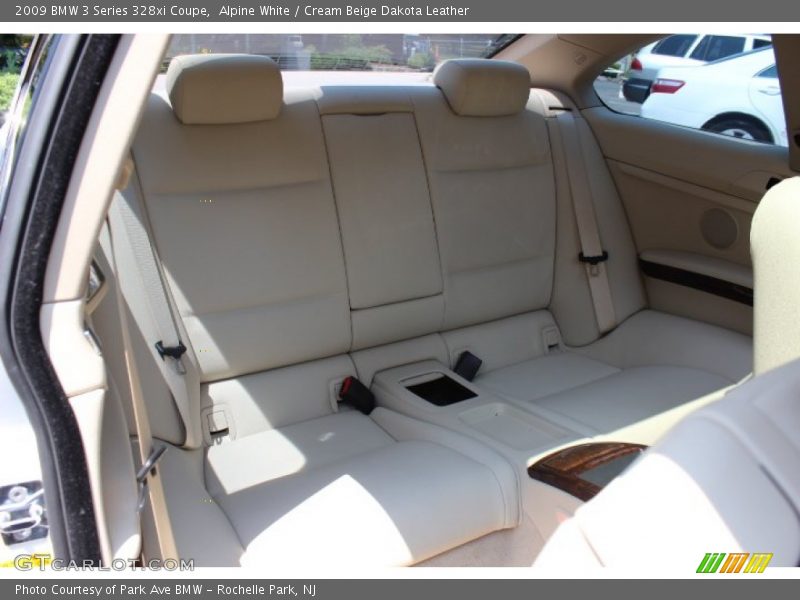 Alpine White / Cream Beige Dakota Leather 2009 BMW 3 Series 328xi Coupe