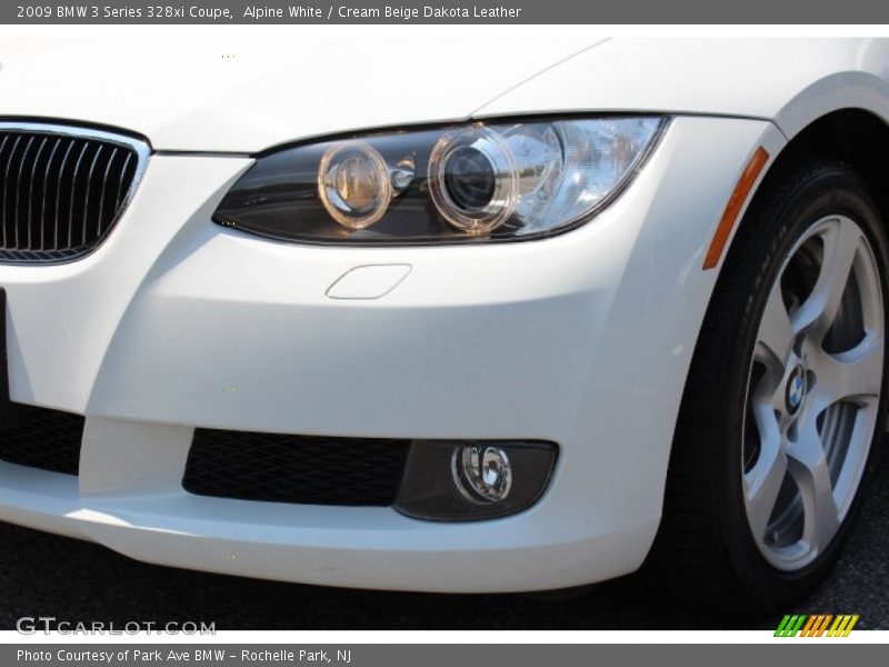 Alpine White / Cream Beige Dakota Leather 2009 BMW 3 Series 328xi Coupe