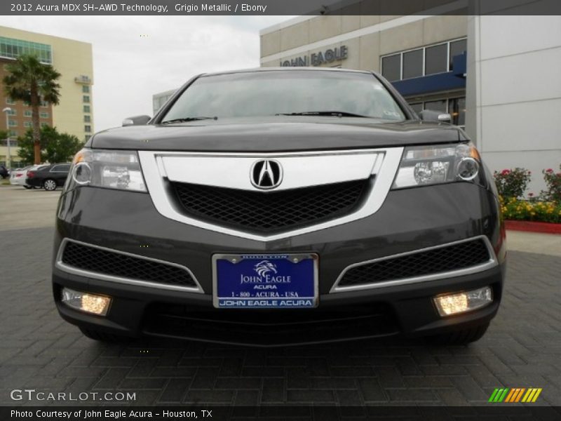 Grigio Metallic / Ebony 2012 Acura MDX SH-AWD Technology