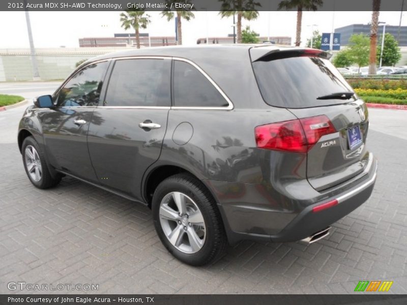 Grigio Metallic / Ebony 2012 Acura MDX SH-AWD Technology