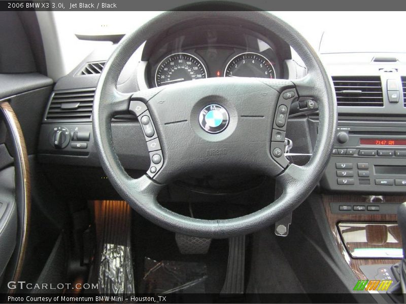 Jet Black / Black 2006 BMW X3 3.0i