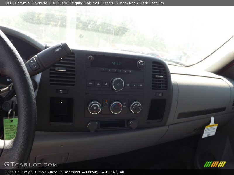 Victory Red / Dark Titanium 2012 Chevrolet Silverado 3500HD WT Regular Cab 4x4 Chassis