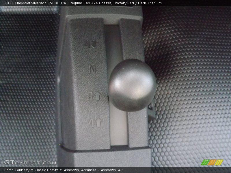 Victory Red / Dark Titanium 2012 Chevrolet Silverado 3500HD WT Regular Cab 4x4 Chassis
