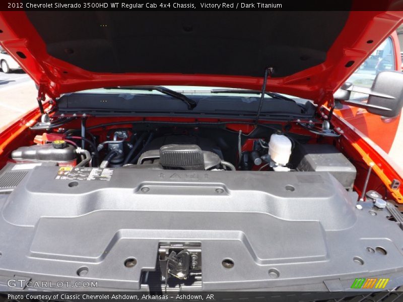 Victory Red / Dark Titanium 2012 Chevrolet Silverado 3500HD WT Regular Cab 4x4 Chassis
