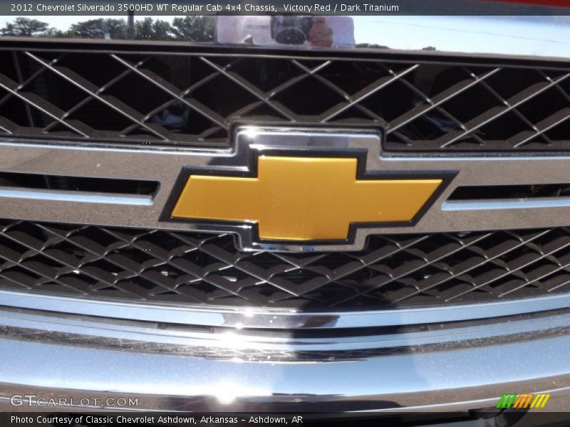 Victory Red / Dark Titanium 2012 Chevrolet Silverado 3500HD WT Regular Cab 4x4 Chassis