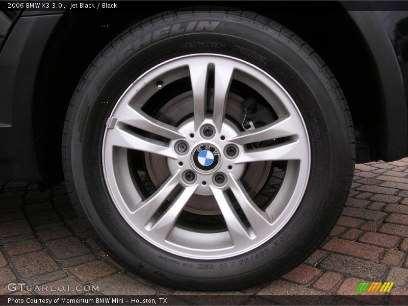 Jet Black / Black 2006 BMW X3 3.0i