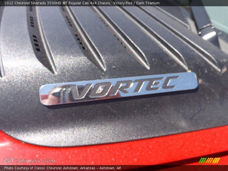 Victory Red / Dark Titanium 2012 Chevrolet Silverado 3500HD WT Regular Cab 4x4 Chassis