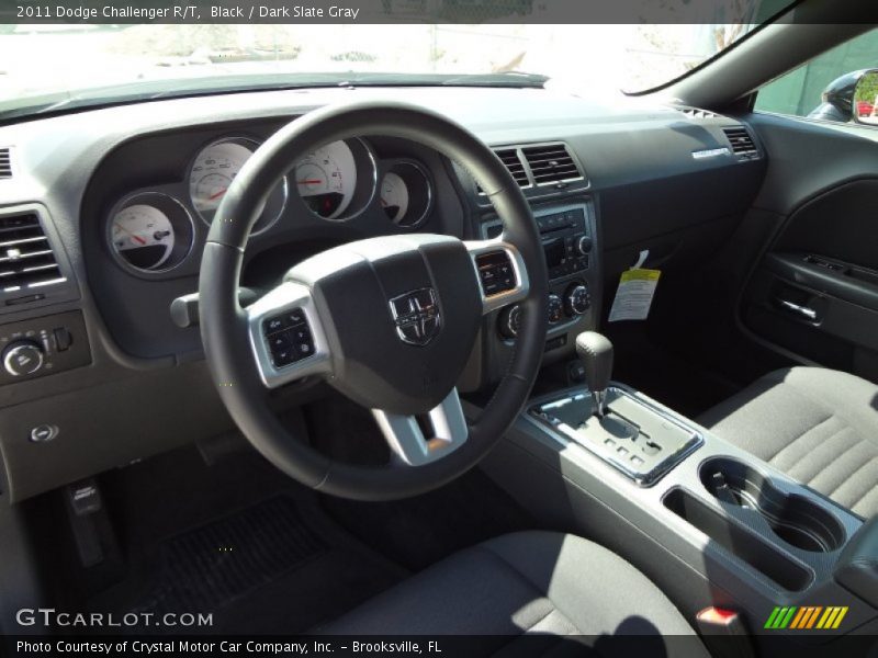Black / Dark Slate Gray 2011 Dodge Challenger R/T