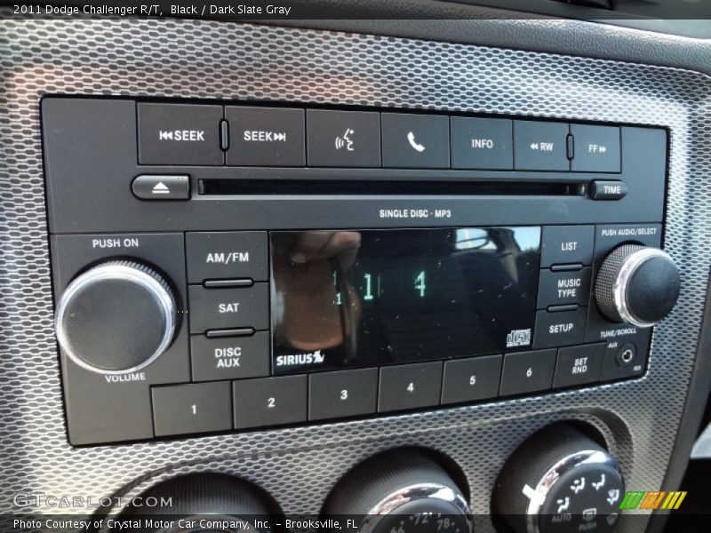 Black / Dark Slate Gray 2011 Dodge Challenger R/T