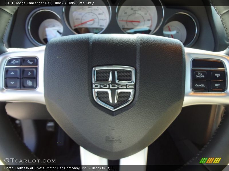 Black / Dark Slate Gray 2011 Dodge Challenger R/T