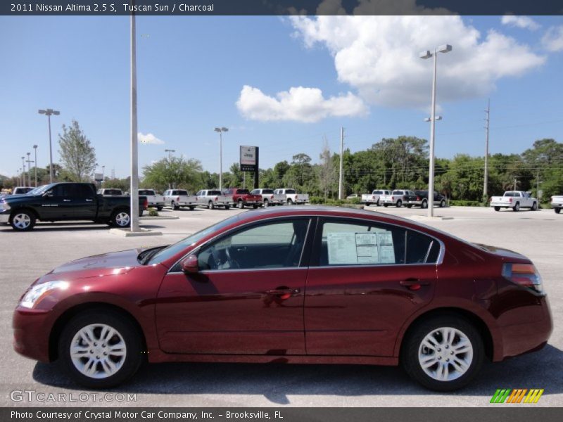 Tuscan Sun / Charcoal 2011 Nissan Altima 2.5 S