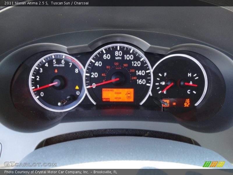 Tuscan Sun / Charcoal 2011 Nissan Altima 2.5 S