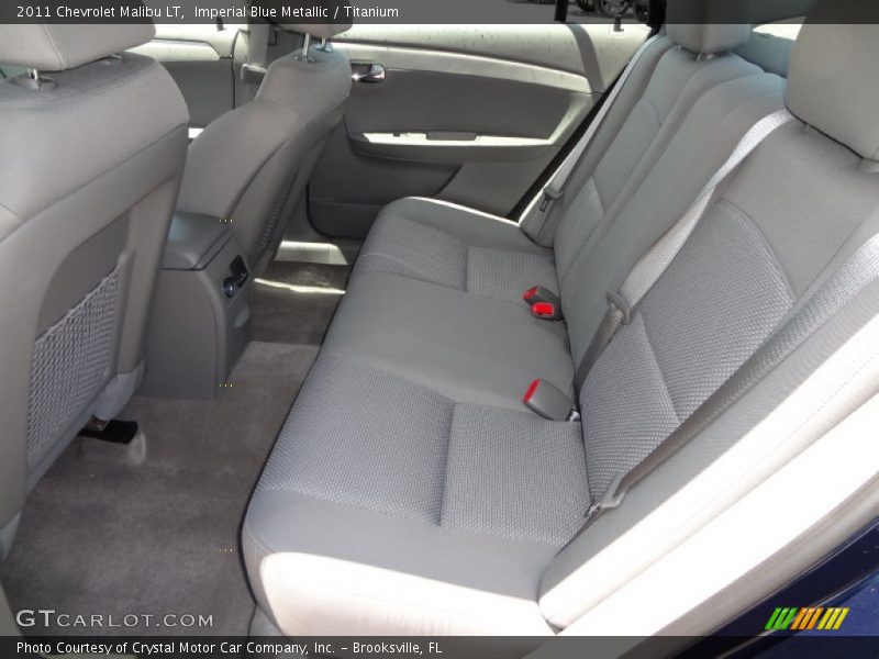 Imperial Blue Metallic / Titanium 2011 Chevrolet Malibu LT