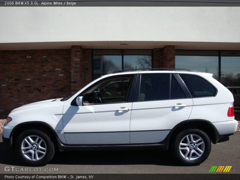Alpine White / Beige 2006 BMW X5 3.0i