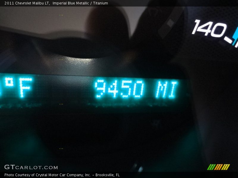 Imperial Blue Metallic / Titanium 2011 Chevrolet Malibu LT