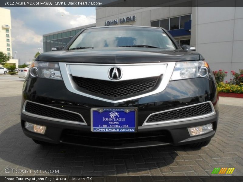 Crystal Black Pearl / Ebony 2012 Acura MDX SH-AWD