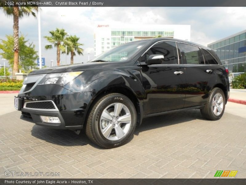 Crystal Black Pearl / Ebony 2012 Acura MDX SH-AWD