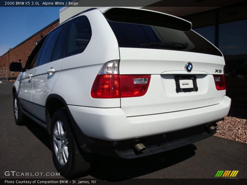 Alpine White / Beige 2006 BMW X5 3.0i