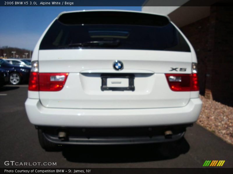 Alpine White / Beige 2006 BMW X5 3.0i