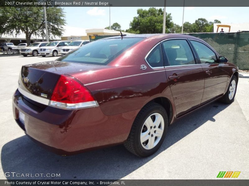 Bordeaux Red / Neutral Beige 2007 Chevrolet Impala LS