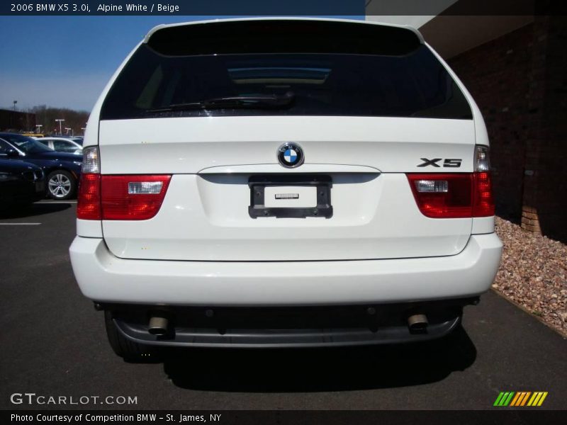 Alpine White / Beige 2006 BMW X5 3.0i