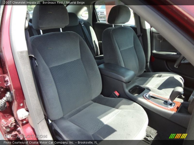 Bordeaux Red / Neutral Beige 2007 Chevrolet Impala LS