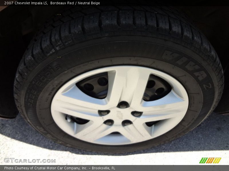 Bordeaux Red / Neutral Beige 2007 Chevrolet Impala LS
