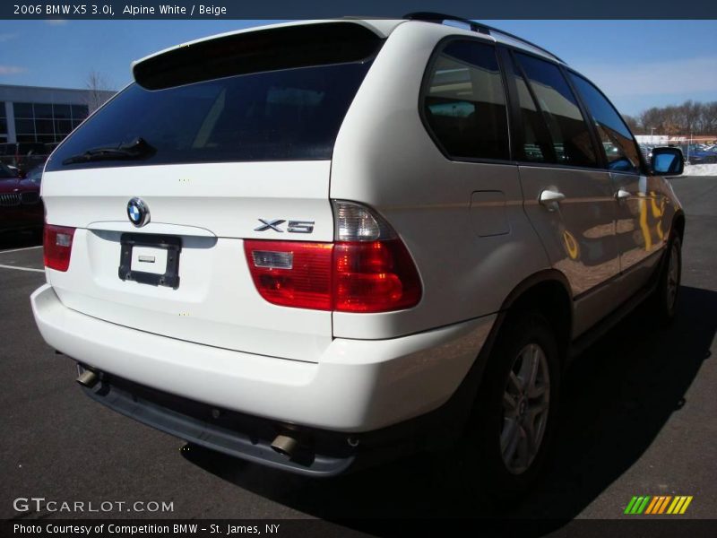 Alpine White / Beige 2006 BMW X5 3.0i