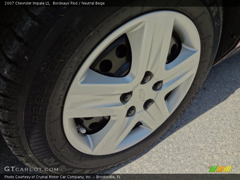 Bordeaux Red / Neutral Beige 2007 Chevrolet Impala LS