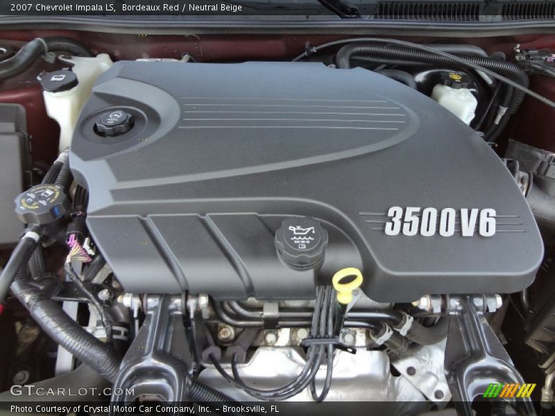 Bordeaux Red / Neutral Beige 2007 Chevrolet Impala LS