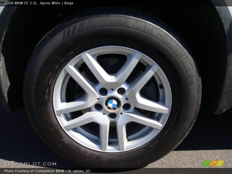 Alpine White / Beige 2006 BMW X5 3.0i