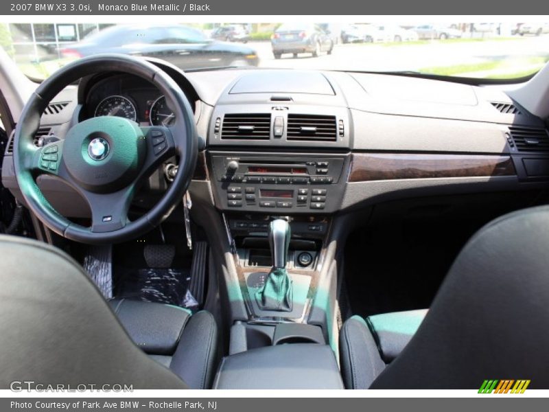 Monaco Blue Metallic / Black 2007 BMW X3 3.0si