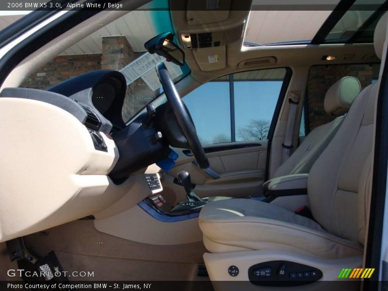 Alpine White / Beige 2006 BMW X5 3.0i