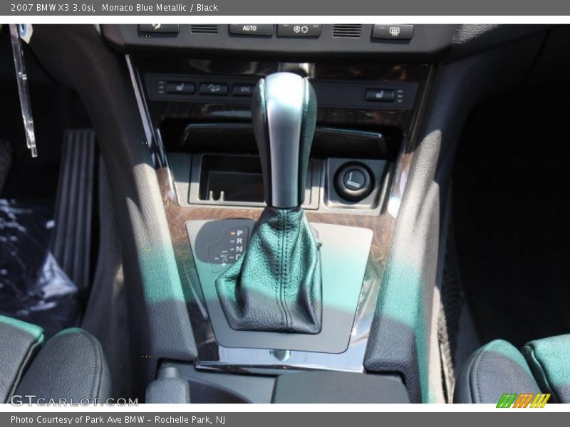 Monaco Blue Metallic / Black 2007 BMW X3 3.0si