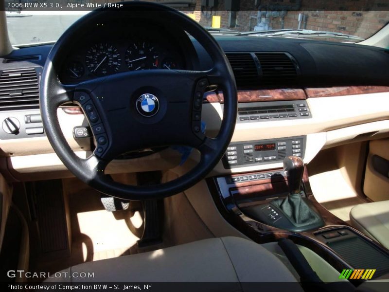 Alpine White / Beige 2006 BMW X5 3.0i