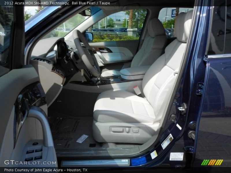 Bali Blue Pearl / Taupe 2012 Acura MDX SH-AWD Technology