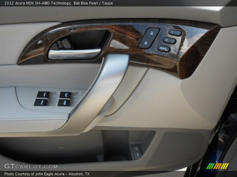Bali Blue Pearl / Taupe 2012 Acura MDX SH-AWD Technology