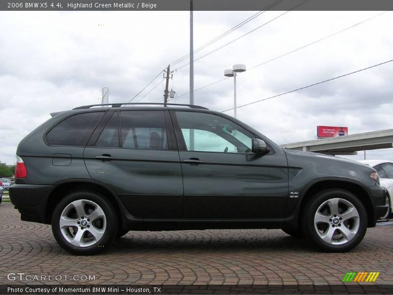 Highland Green Metallic / Beige 2006 BMW X5 4.4i