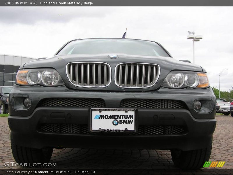 Highland Green Metallic / Beige 2006 BMW X5 4.4i