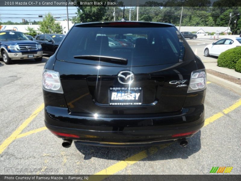 Brilliant Black / Black 2010 Mazda CX-7 s Grand Touring AWD